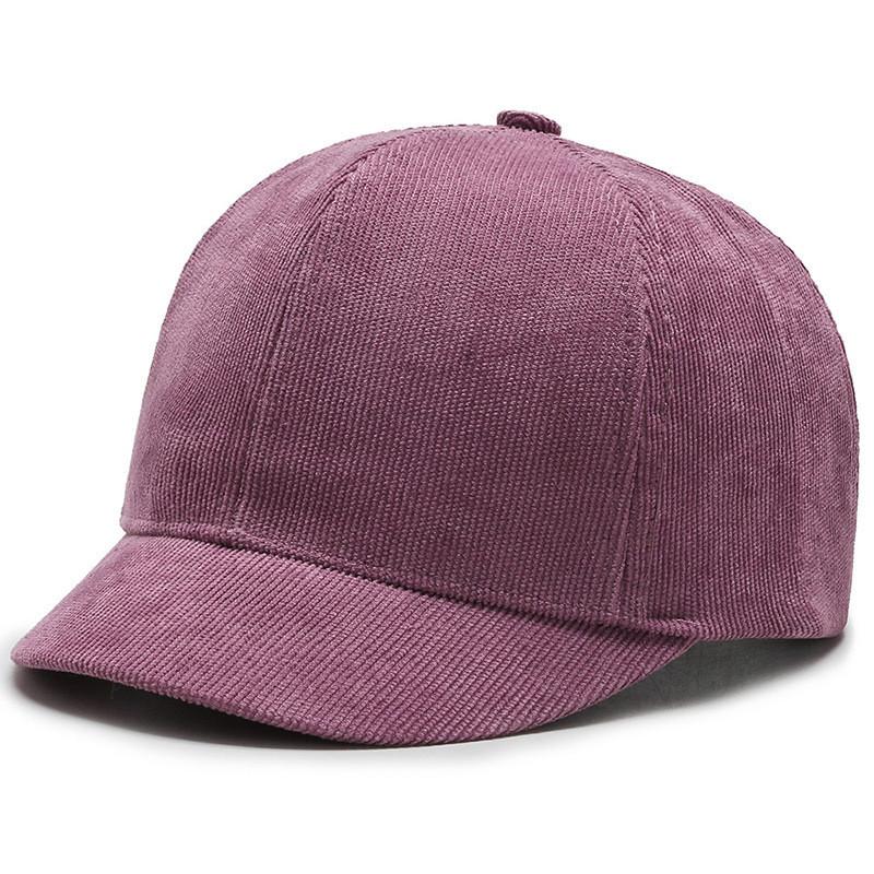 Polyester Baseball Cap With Short Brim For Casual Outdoor Wear