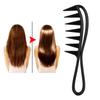 2pcs Professional Salon Wide Teeth Shark Comb Curly Hair Hairdressing Comb Hair Styling Tool