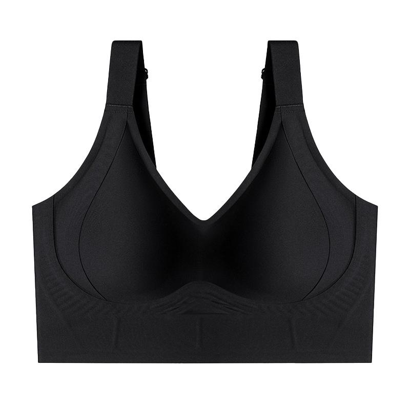 

Бесшовный бюстгальтер-минимайзер большого размера с полной поддержкой, чашка DE XL/38 чёрный