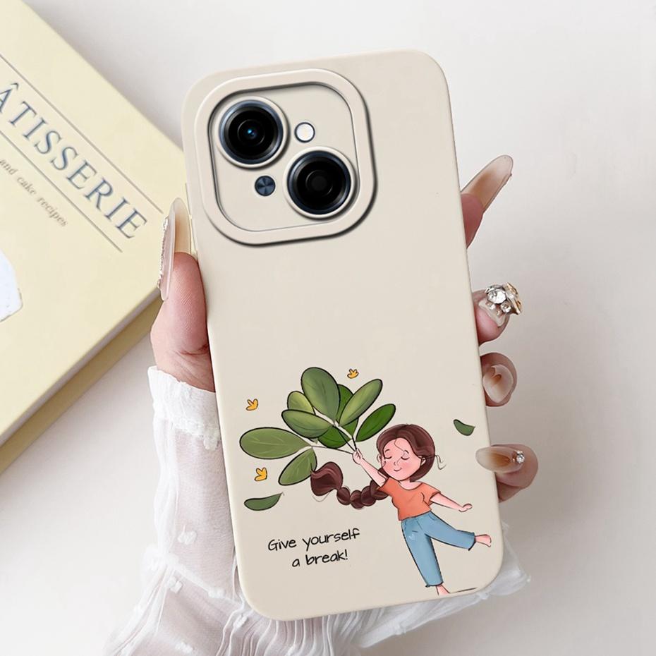 Cute Cartoon Phone Case For Tecno Spark Go 1 1S Soft Silicone Shockproof Cover For Tecno Spark Go 2025 Go1 Go1S Cases Bumpers
