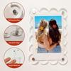Yousheng Magnetic Photo Frame Acrylic Refrigerator Magnet Transparent Reversible Photo Holder for Fujifilm Display 3-Inch Photos