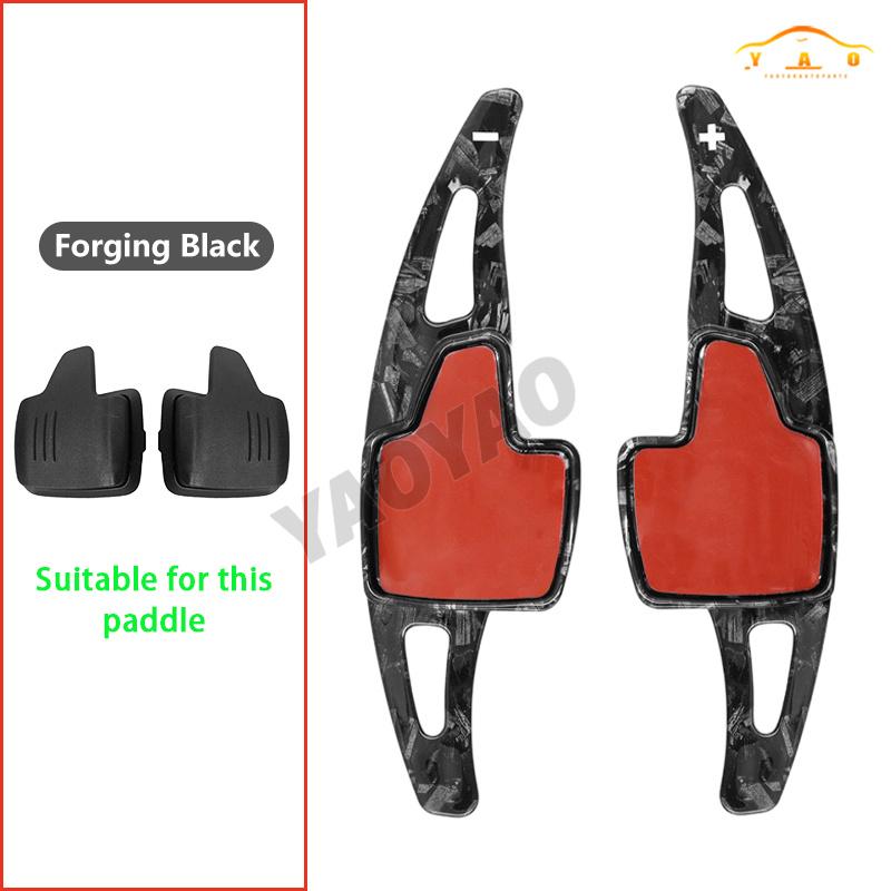 2X Gear Extension Interior Accessories ABS Shift Paddle For Ford Focus Escape Kuga 2016-2020 EVOS 2022 Steering Wheel Shifter