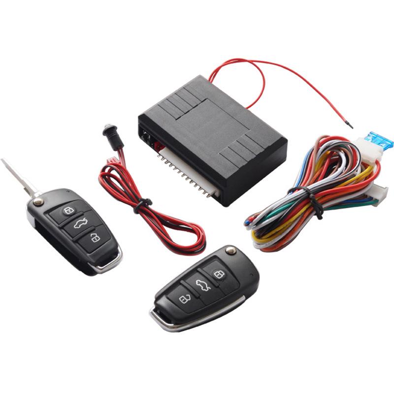 12V Remote Keyless Entry System with Trunk Access and Folding Key