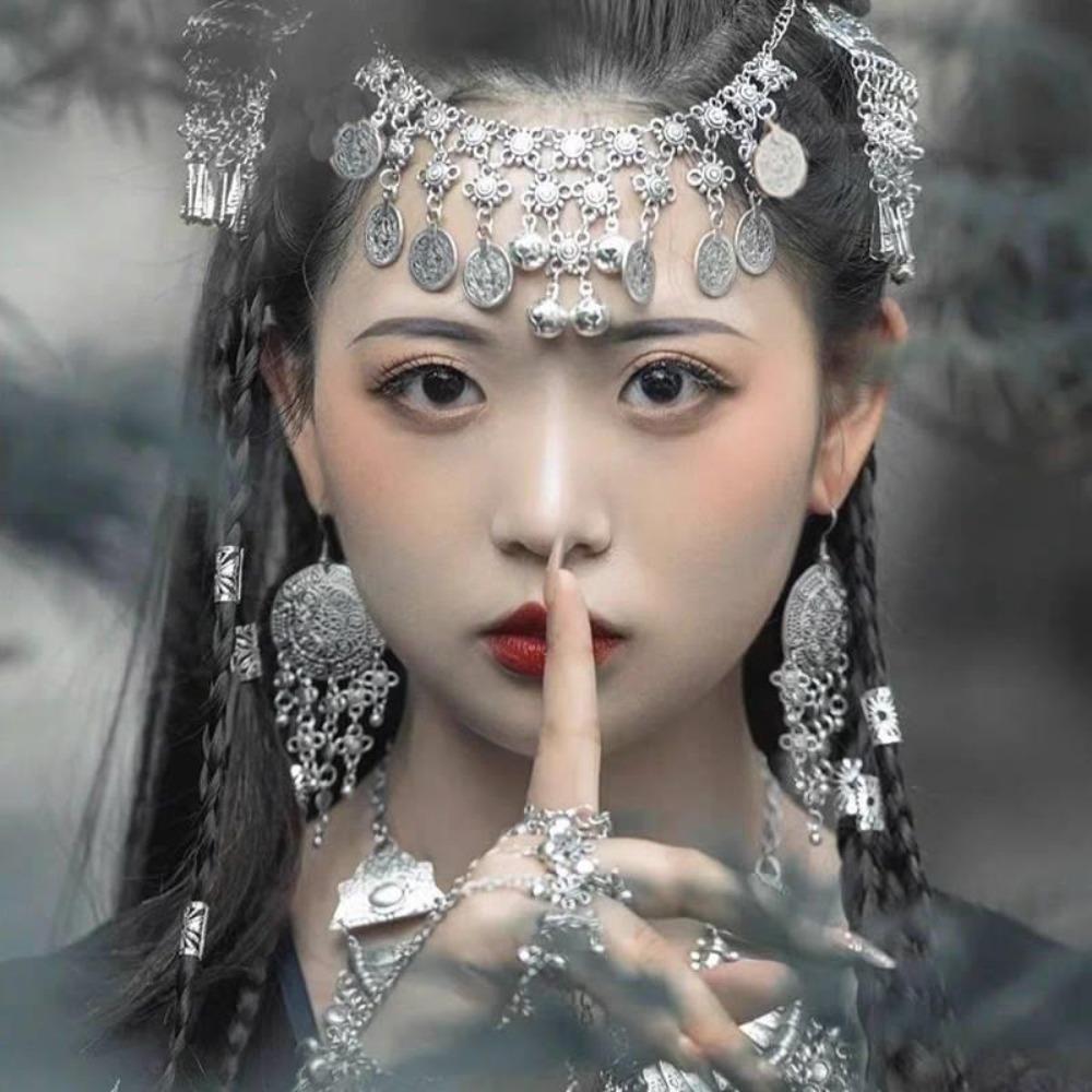 Bohemian Style Coin Necklace Versatile Ethnic Charms Necklace Statement Necklace For Women