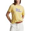 Polo Ralph Lauren Letter Print Crew Neck Straight Fit Short Sleeve T-Shirt Women T-Shirt Autumn-Yellow WMPOKNINCU20906-700