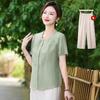 Xiaofu Women's Plus Size Summer Short Sleeve Apparel