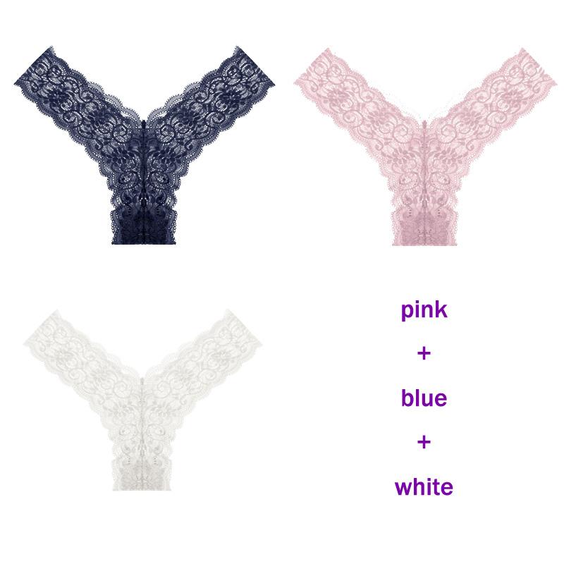 CINOON 3 Teile/los frauen höschen Transparent Low-Taille Unterhose Aushöhlen Tanga Weibliche Nahtlose G-String Sexy Unterwäsche Spitze Dessous panty