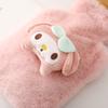 Cartoon Hot Water Bottle, Water-Filled, Plush, Cute, Thickened, Portable, Explosion-Proof, New Model for Students to Keep Warm, Hand Warmer