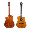 41-inch Spruce Top Acoustic Guitar - Bright Finish, Beginner Friendly, Wooden Design