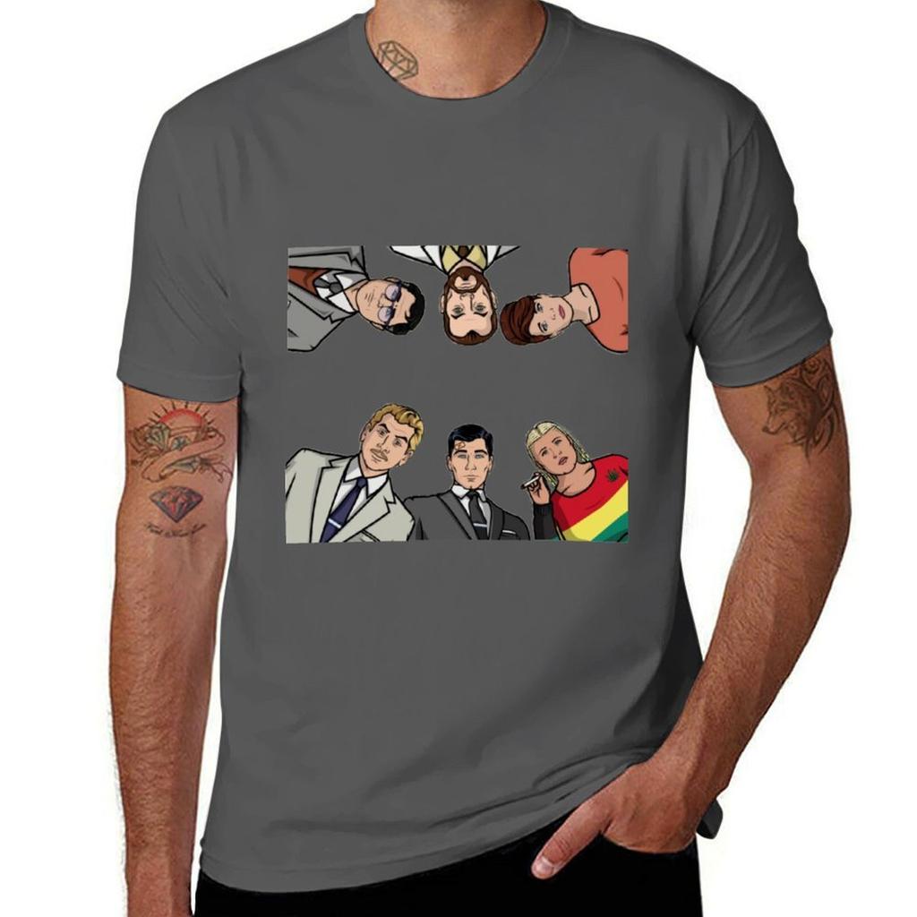 Archer Character Looking Into Camera All Judgy Tshirt Comfort Stretch Tee Shirt Tshirt