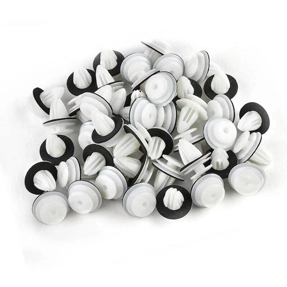 50Pcs Auto Bumper Mudguard Automotive Fastener Clip Car General Accessories Car Interior Door Panel Card Trim Fastener Clips