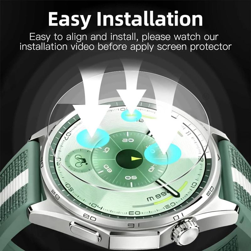 Easy Install Tempered Glass For Huawei Watch GT6 Pro GT6 41mm 46mm Screen Protector Cover For Huawei GT5 Pro 42/46mm Accessories
