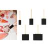 Multisize Foam Sponge Brushes With Comfortable Wood Handle Foam Head For Various Painting And Crafting Projects