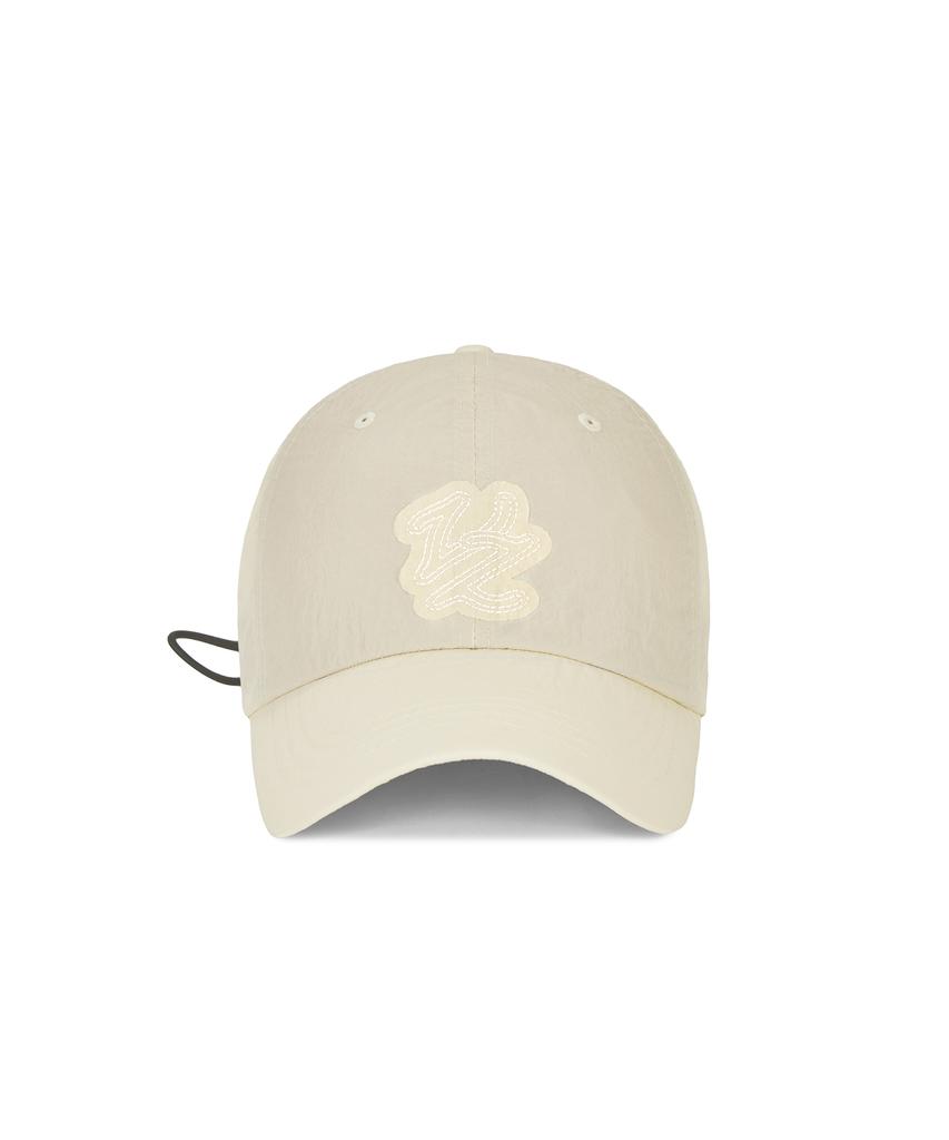 Bajal Flow Vz Nylon Stitch Patch Ball Cap Cream