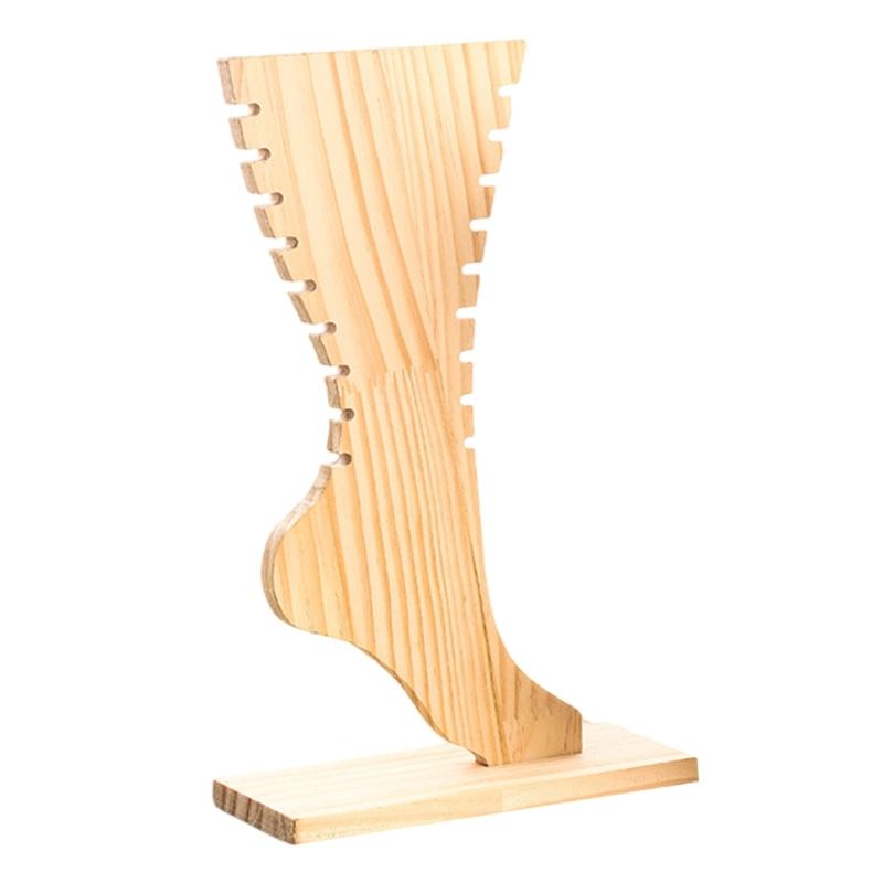 

Multipurpose Folding Jewelry Display Rack In High Boots Shape Portable for Necklaces Earrings and Bracelet Holder