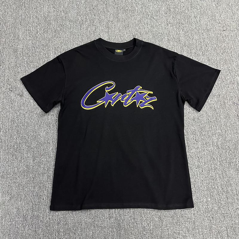 Corteiz Alcatraz Series T-shirts for Men and Women, Short-sleeve Short Sleeve with Lettered Logo Print Crew Neck Loose Casual T-shirt