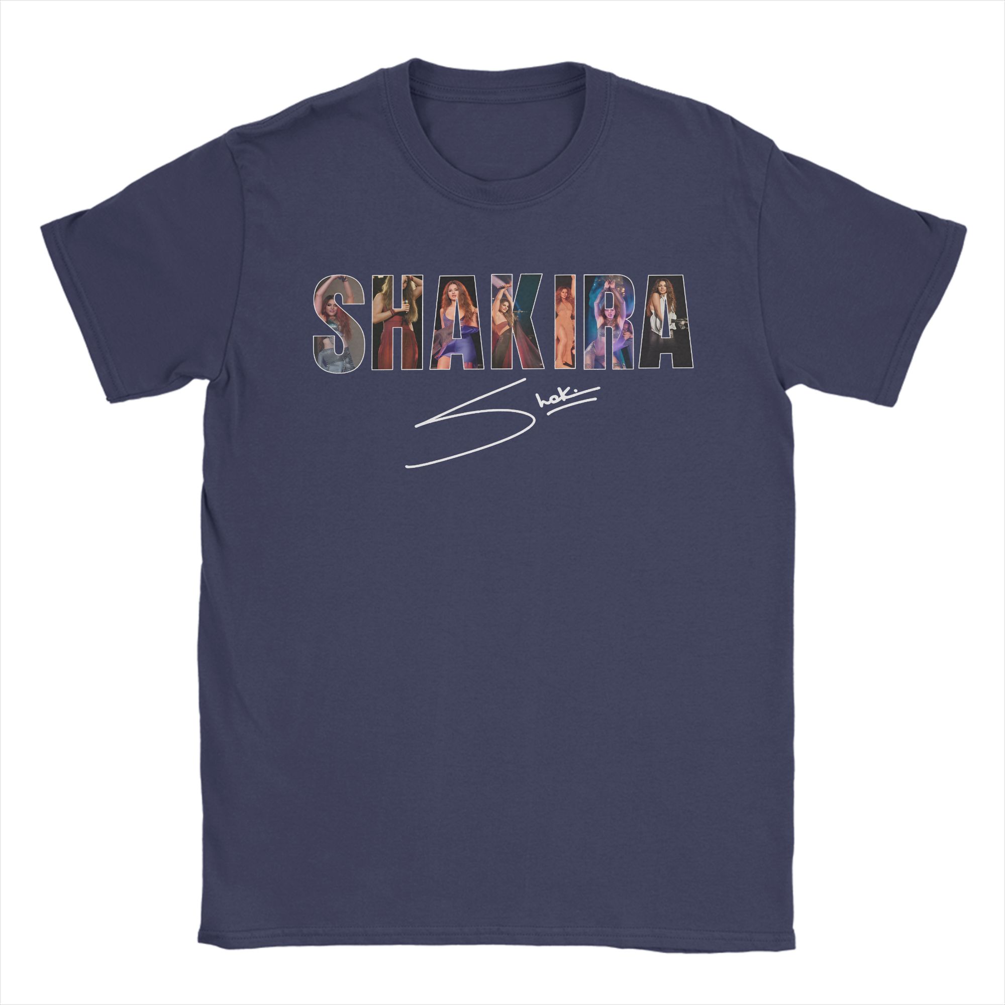 

Shakira Singer TShirt Couple Funny TShirts Summer Round Neck Fashion Tees Pattern Plus Size Tops 4XL