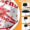 Custom Name Personalized Football Team F.C Print Umbrella, Auto Open Close, 8‑Rib Sturdy Frame, Commute Camping Hiking Use, Birthday Gift