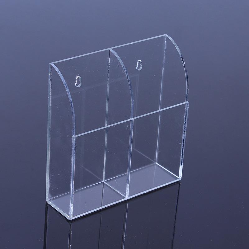 TV Remote Control Holder Wall Hanging Mount Acrylic Organizer Acrylic Stand Box Storage Home Organizer