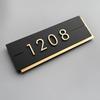 Acrylic Modern Door Plate Shop Sign Customize House Number For Home Office Flats Restaurant Hotel Cafe Bar Home Decor Plate