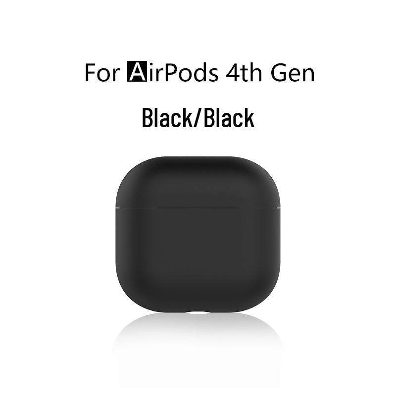 Compatible Silicone Protective Case for Apple AirPods 4th Gen and AirPods Pro 3