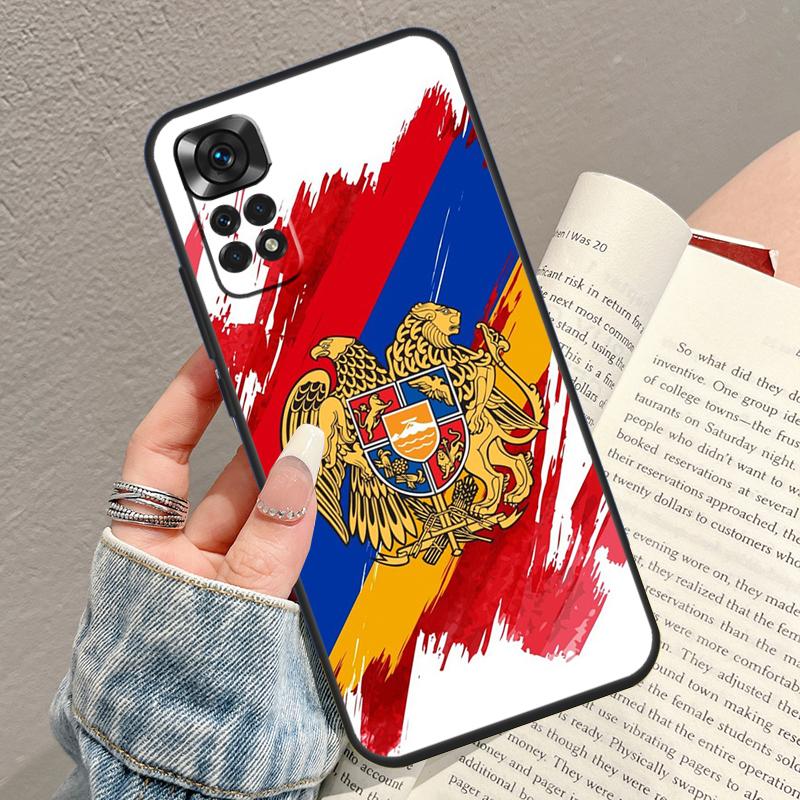 Armenia Armenian Flag Case For Xiaomi Redmi Note 10 Pro 8 9 10 11 12 Turbo 9S 10S 11S 12S Redmi 10C 9C 12C Funda