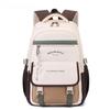 New Simple Letter Portable Travel Backpacks Large Capacity High Value Dirt-resistant Middle School Girls Schoolbag College Student Waterproof Book Bag