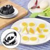 Quickly Egg Cutter Stainless Steel Eggs Divider Durable Egg Slicers  Small Fruits Vegetables Tool
