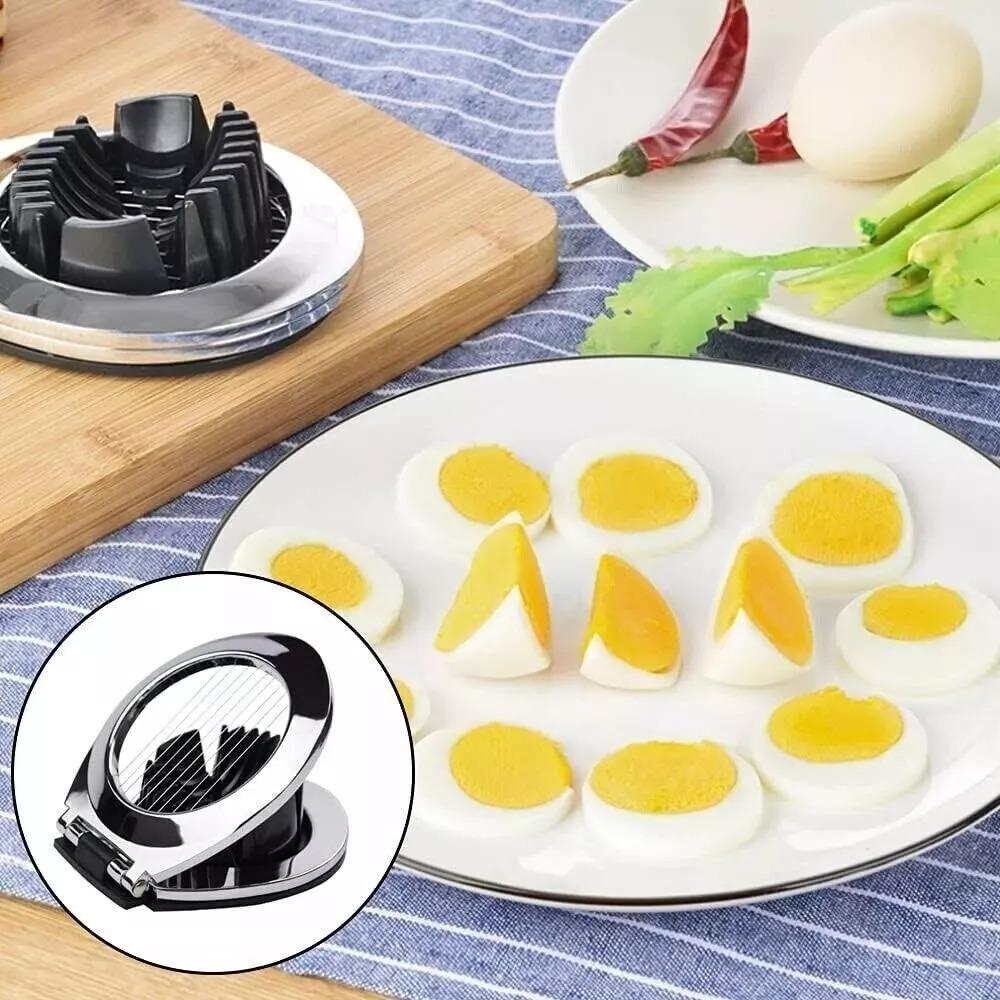 Quickly Egg Cutter Stainless Steel Eggs Divider Durable Egg Slicers  Small Fruits Vegetables Tool