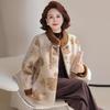 Women's Chinese Style Faux Mink Velvet Winter Coat