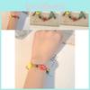 Pastel Unique Color Ceramic Beaded Bracelet With Star Designs Women For