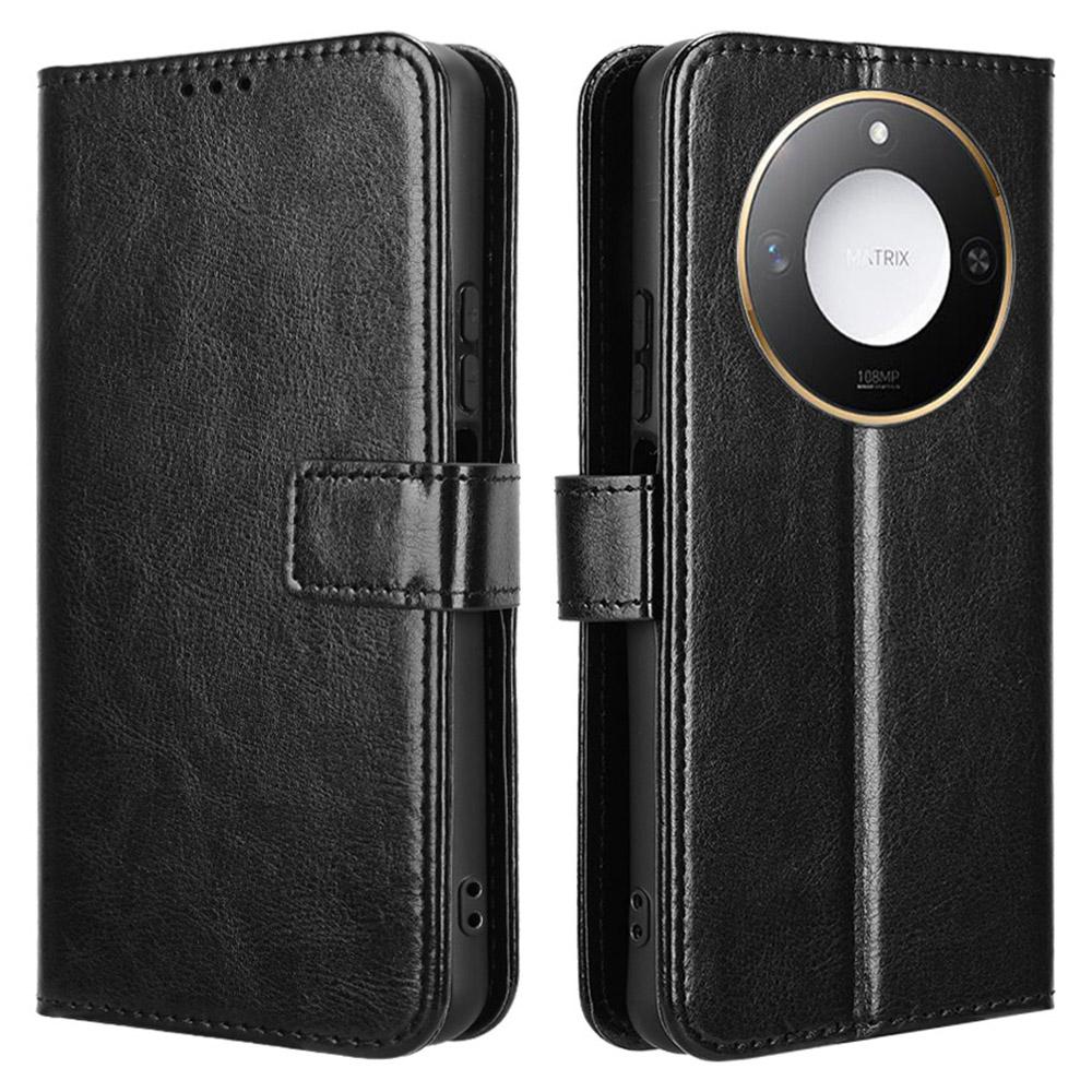 For Honor X60 5G/X9c Smart 5G Case Crazy Horse Texture PU Leather Phone Wallet Cover
