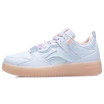 Li Ning Mici Pro Wrap Ζεστά Αντιολισθητικά Παπούτσια Σκέιτ Χαμηλού Προφίλ Γυναικεία αθλητικά παπούτσια Λευκά AGCR314-1