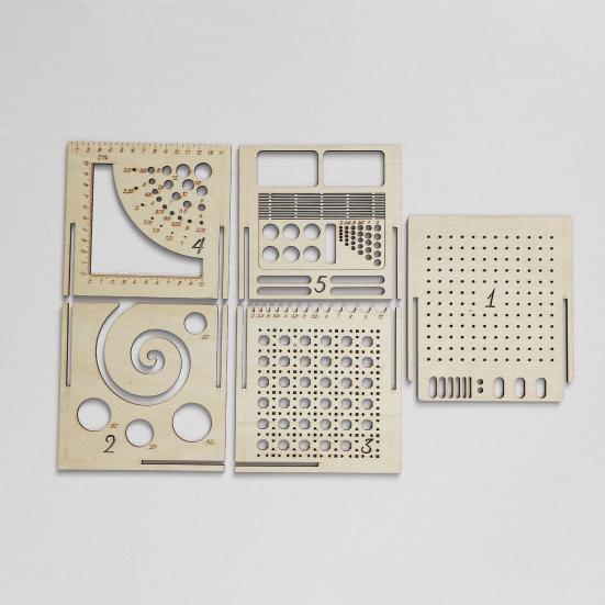 Multifunctional Yarn Bowl All in One Wooden Yarn Storage Box Knitting Needle Holder Yarn Dispenser for Crochet Knitting Lovers