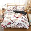 Makeup Lipstick Luxury Bedding Set Cosmetic Pink Duvet Cover Girls Women Polyester Bedding Set Ho