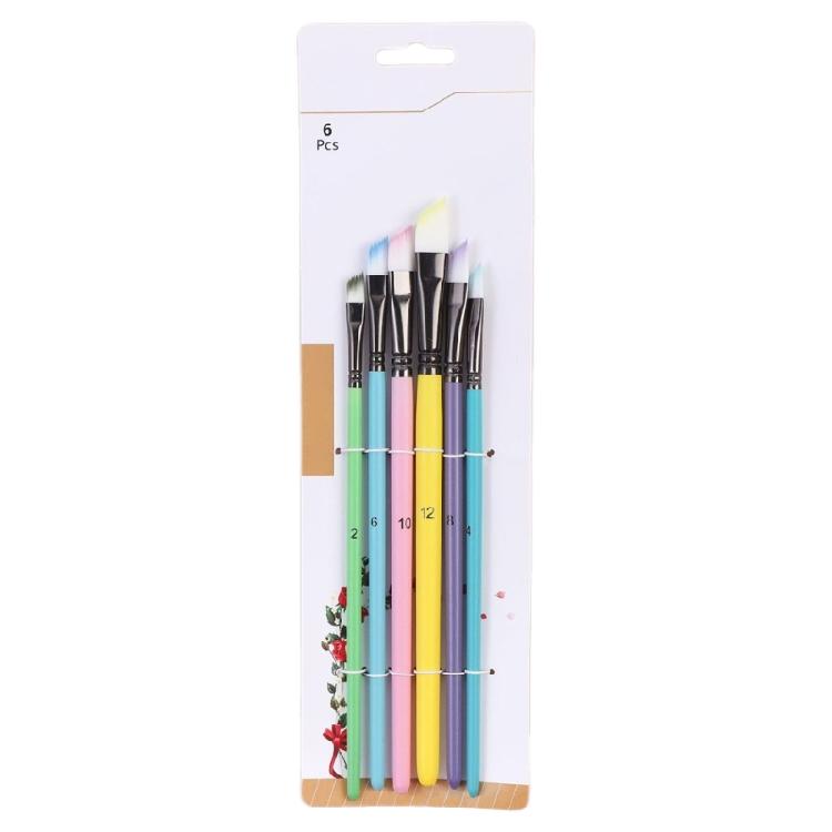 

Nylon Bristle Paint Brush for Artist Student Kid Adult Watercolor Gouaches Acrylic Oil Painting, Face and Body Painting