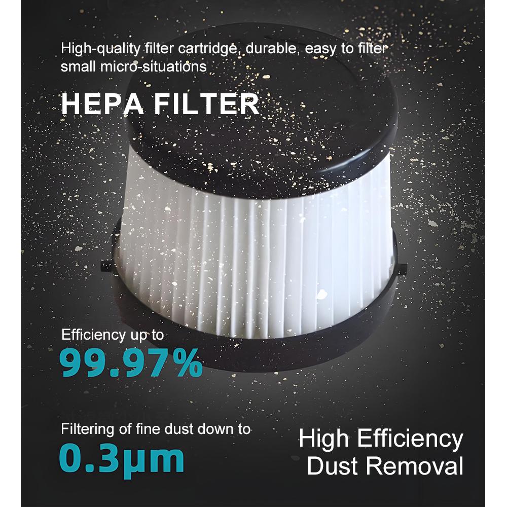 Wireless Lithium-Ion Cordless Vacuum Cleaner Portable Handheld Durable Home Car Use with Strong Suction Power Cleaning Machine