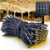 LED Solar Colorful Garden Villa Star String Lights for Outdoor Courtyard Decoration
