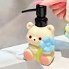 260ml Soap Dispenser Flower Bear Hand Lotion Bottle Press Type Household Shampoo Bath Gel Bottle Lotion Sub Bottle Bathroom