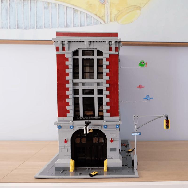 Ghostbusters Firehouse Headquarters 4634PCS Building Blocks Bricks With Figures Kit 75827 Creative Toys Christmas Birthday Gift