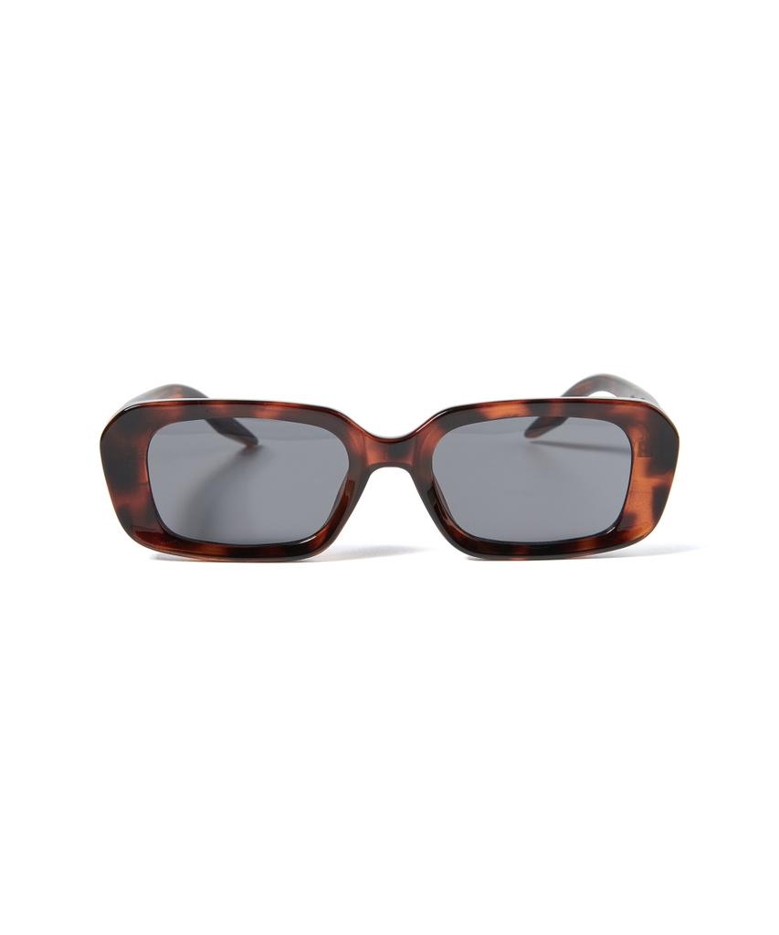 Hangeul Hard Square Sunglasses Leopard