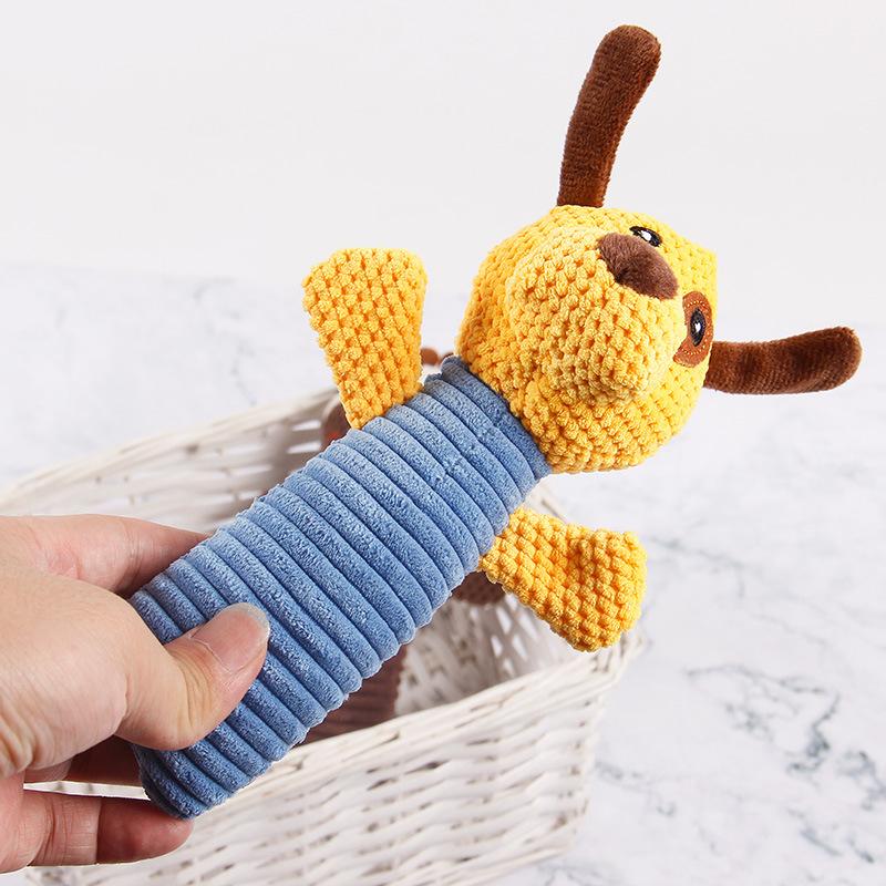 Pet Supplies: Plush Sound-sounding Cat and Dog Companions, Durable Corn Fluff Toys