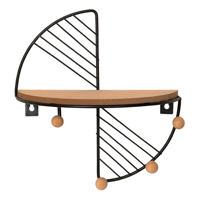 Raft metalic de depozitare montat pe perete: Rafturi Creative pentru Casă, Sufragerie, Hol, Dormitor și Decorațiuni Cheie