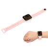 Heart Rate Blood Pressure Monitor Watch Luminous Electronic Watch Sleep MonitorWatch Pink