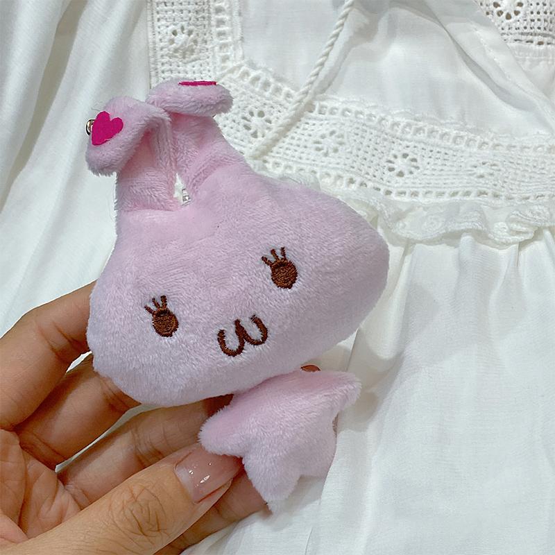 Pandantiv Ursuleț Desene Animate Păpușă Iepuraș Drăguță Pandantiv Jucărie de Pluș Kawaii Pandantiv Animal de Pluș Accesorii Decorare Rucsac Cadou