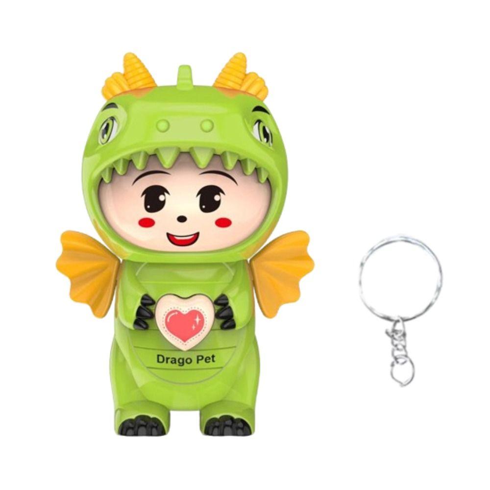 With Keychain Dinosaur Baby Face Changing Doll Plastics Face Changing Toy  Friends Birthday Gifts