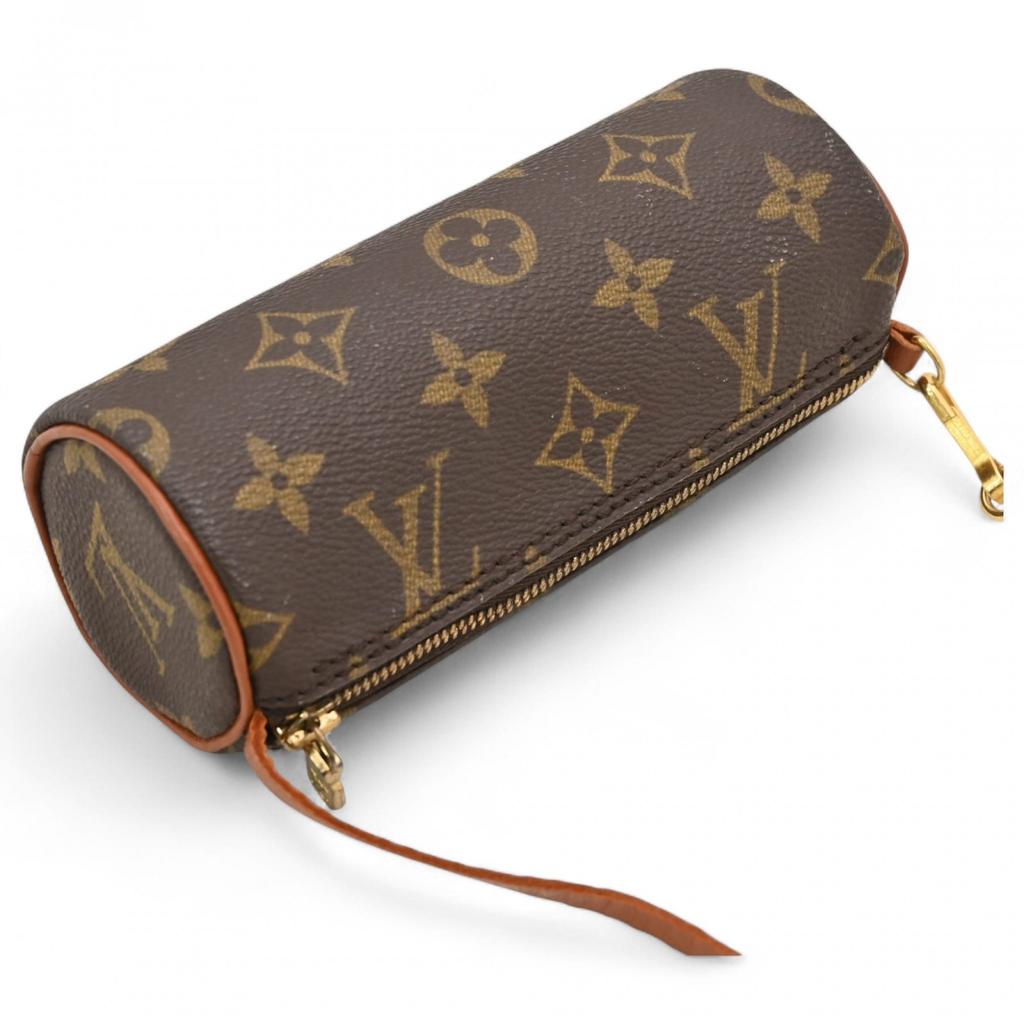 Auth LOUIS VUITTON Monogram Papillon Pouch Handbag PVC M51365 lv6618bb