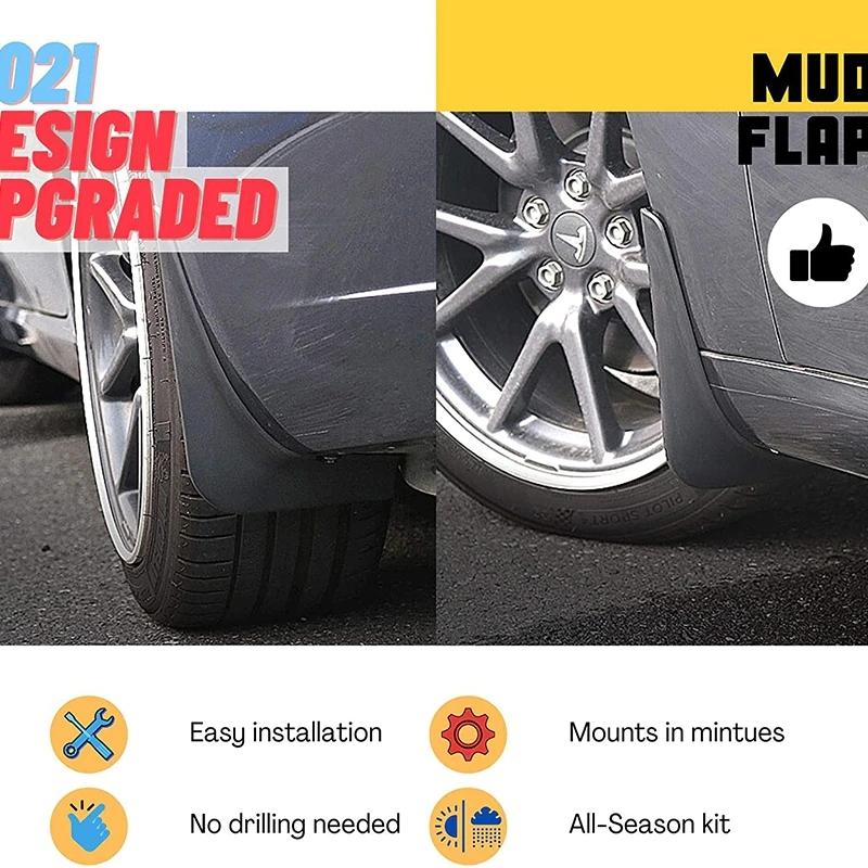 4 Pcs MudFlaps Splash Guards Fenders for Nissan Leaf ZEO MK1 2010~2017 2012 Front Rear Wheels Mud Flaps Car-styling Accessories