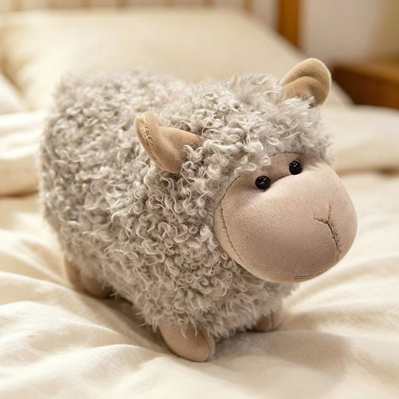 The latest Kawaii series of sheep figurines, plush toys, dolls, cartoon cartoons, cute pillows, children's birthday gift dolls