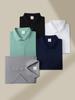 Spring/Summer Unisex Simple Short Sleeve Polo - Men's Solid Color Turn-Down Collar Sports Shirt